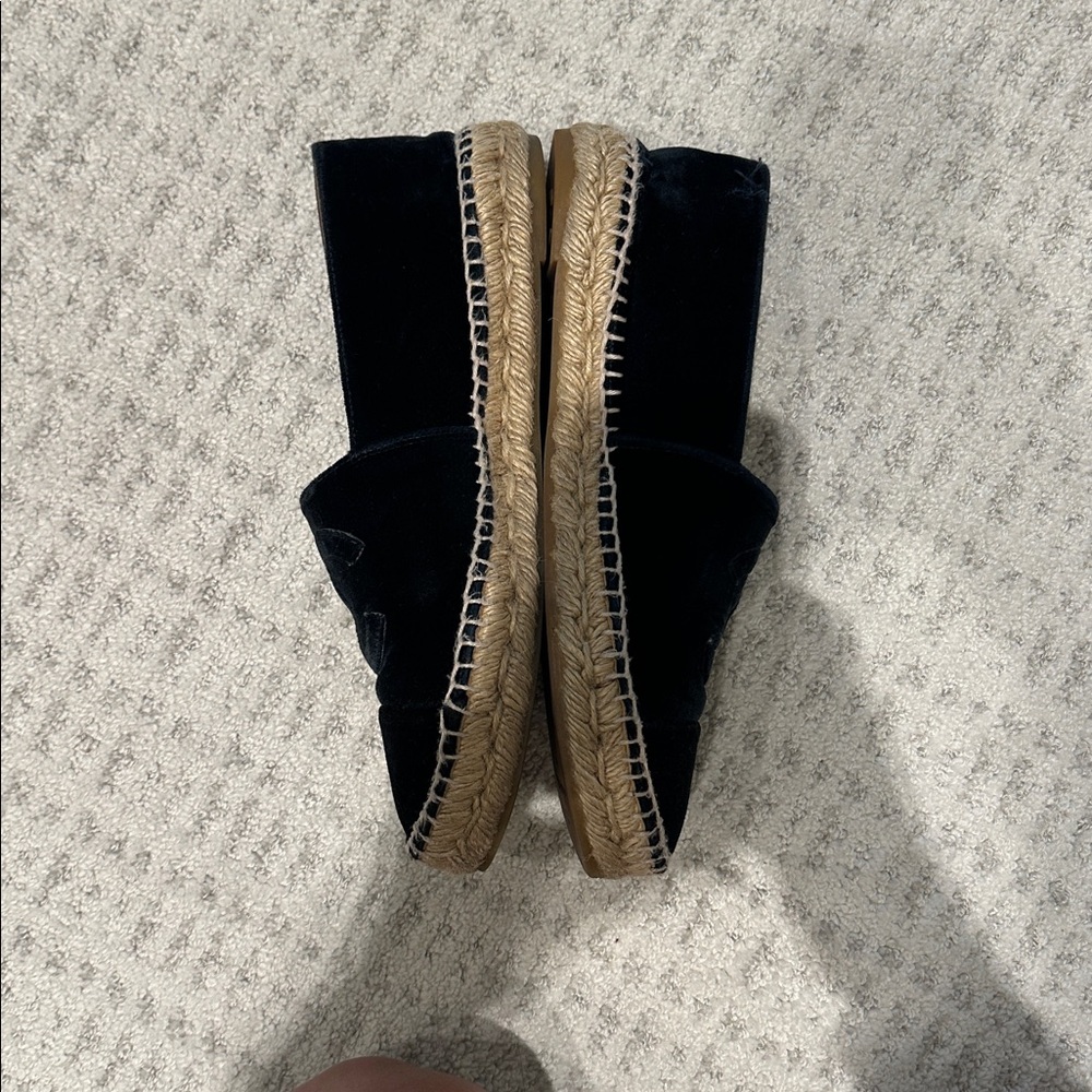 Chanel Espadrille 40 Velvet Cap Toe CC Monogram Flats CC-0712N-0004 - Picture 7 of 12